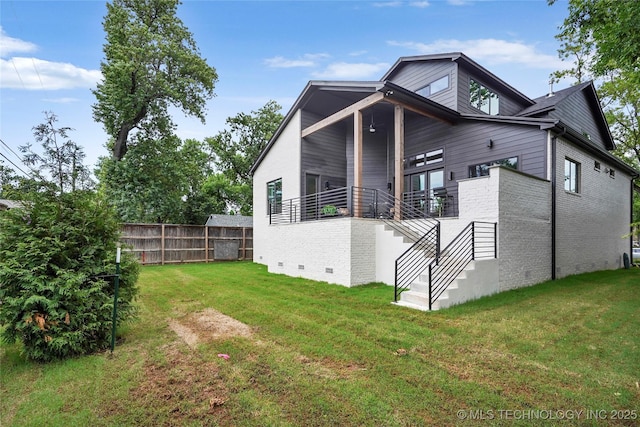 3008 S Boston Ct, Tulsa, OK 74114 - view of side of property featuring stairs and brick siding