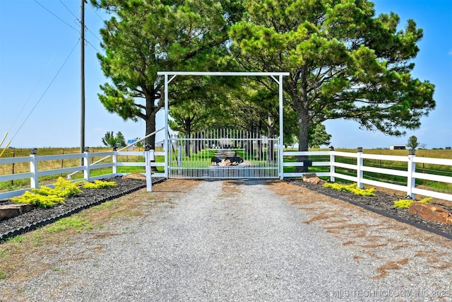 23535 E 720th Rd, Wagoner, OK 74467 - view of gate