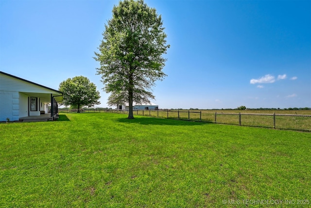 23535 E 720th Rd, Wagoner, OK 74467 - view of yard with a view of countryside