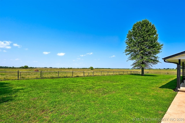23535 E 720th Rd, Wagoner, OK 74467 - view of yard with a rural view