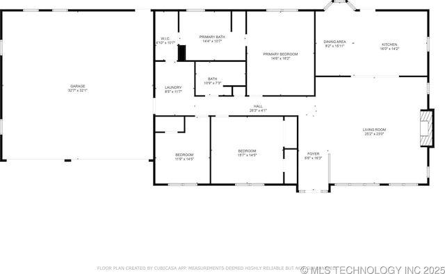 23535 E 720th Rd, Wagoner, OK 74467 - view of home floor plan