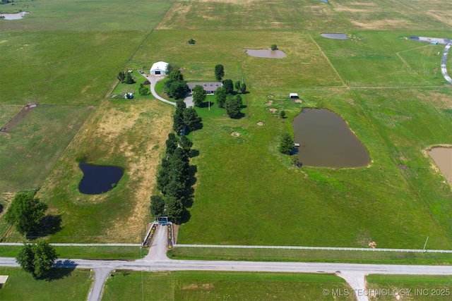 23535 E 720th Rd, Wagoner, OK 74467 - aerial overview of property's location featuring a nearby body of water
