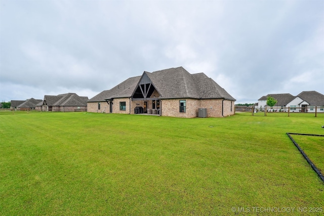 11325 S 212th E Ave, Broken Arrow, OK 74014 - rear view of house with brick siding