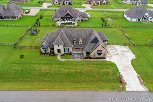 11325 S 212th E Ave, Broken Arrow, OK 74014 - aerial perspective of suburban area