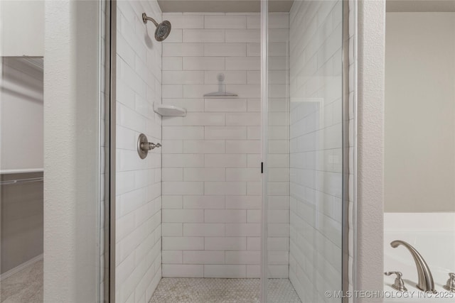 12913 S Ash St, Jenks, OK 74037 - bathroom with a shower stall and a bath