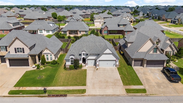 12913 S Ash St, Jenks, OK 74037 - aerial perspective of suburban area