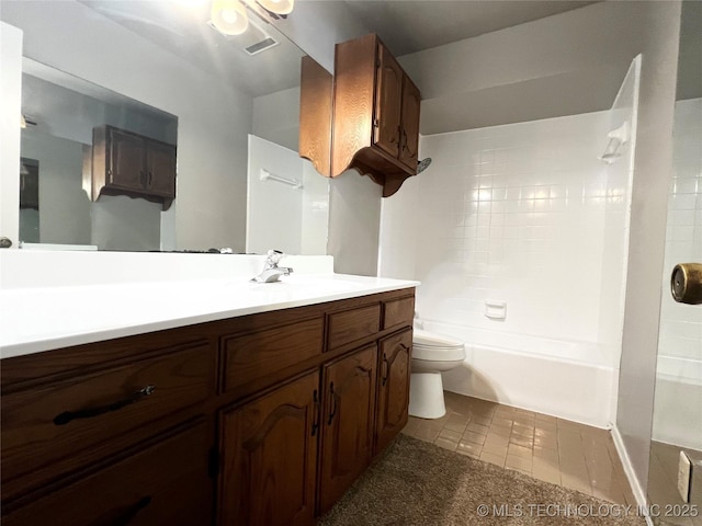 619 W 4th St, Skiatook, OK 74070 - bathroom featuring vanity and washtub / shower combination