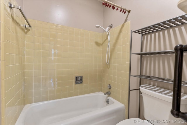 816 N Birch St, Jenks, OK 74037 - bathroom with toilet and shower / bathtub combination