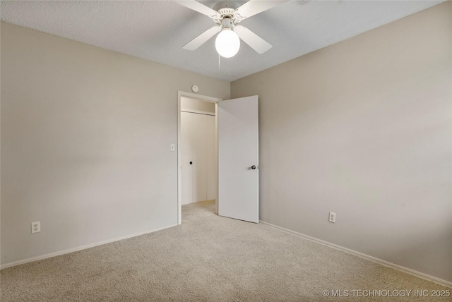816 N Birch St, Jenks, OK 74037 - unfurnished bedroom featuring light colored carpet and ceiling fan