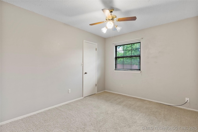 816 N Birch St, Jenks, OK 74037 - spare room with carpet floors and a ceiling fan