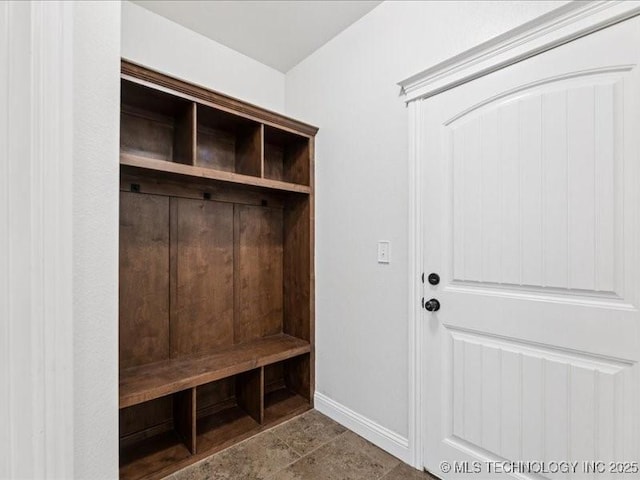 19345 S Fieldstone Dr E, Claremore, OK 74017 - mudroom with baseboards