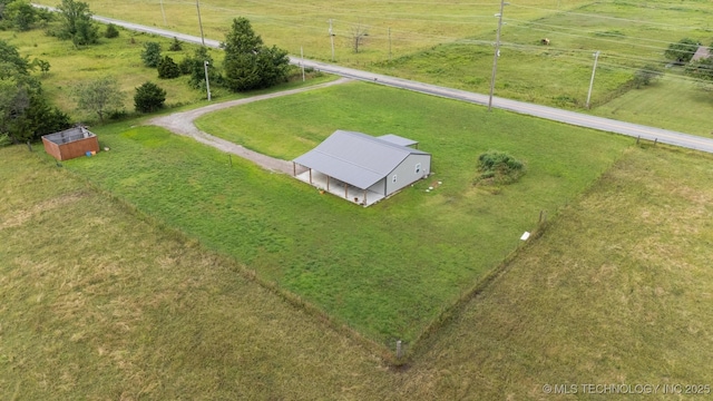 5499 S 4240th Rd, Chelsea, OK 74016 - overview of rural landscape