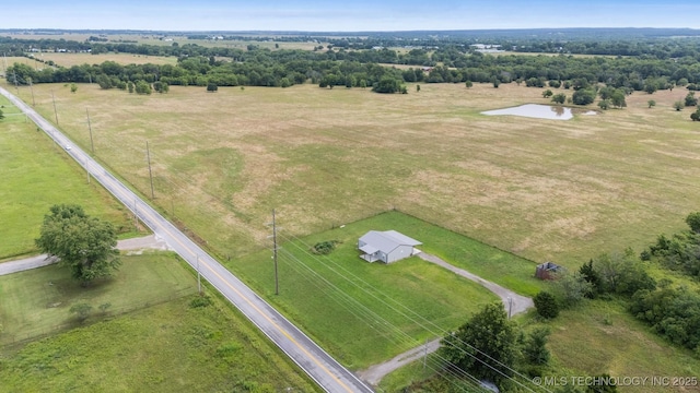 5499 S 4240th Rd, Chelsea, OK 74016 - aerial view of sparsely populated area