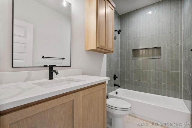 2048 E 128th Pl S, Jenks, OK 74037 - bathroom featuring vanity and washtub / shower combination