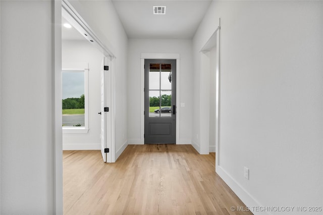 2048 E 128th Pl S, Jenks, OK 74037 - foyer entrance with baseboards and light wood-style floors
