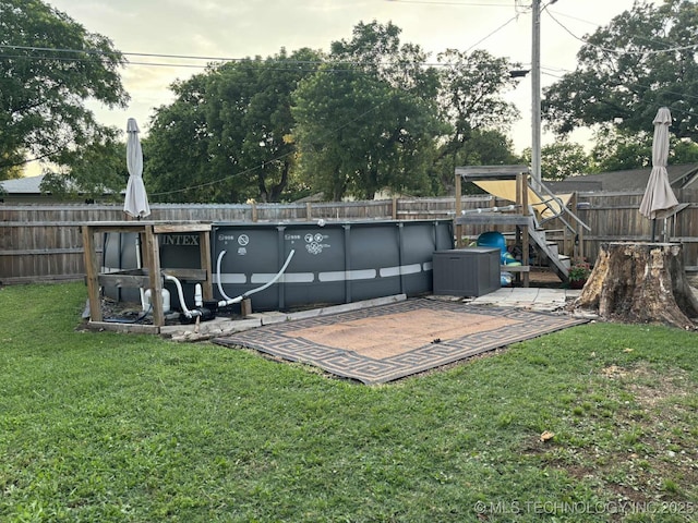 24 Lakeside, Adair, OK 74330 - view of fenced backyard