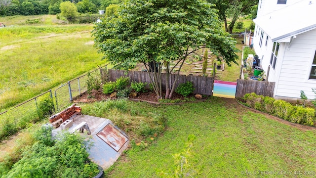 8620 N 155th Rd, Beggs, OK 74421 - view of fenced backyard