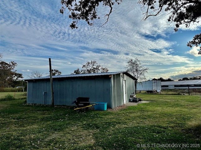 8201 State Highway 20, Eucha, OK 74342 - view of pole building featuring a yard