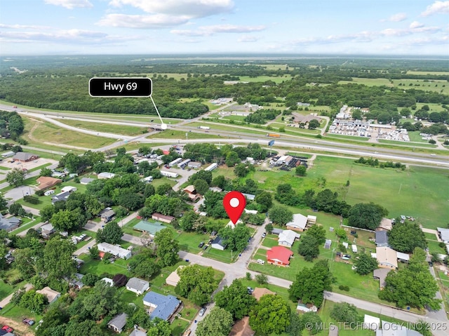 707 Bradwell St, Colbert, OK 74733 - aerial overview of property's location