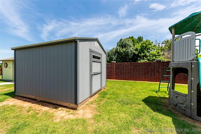 7224 NW 102nd, Oklahoma City, OK 73162 - view of shed