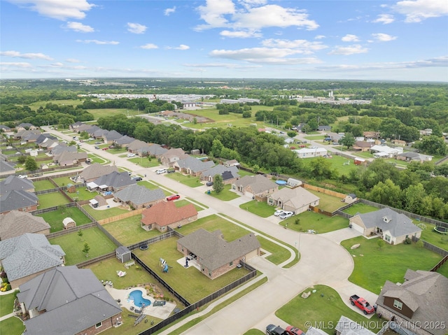 303 Hidden Path, Ardmore, OK 73401 - aerial view of residential area