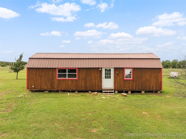 14820 Memorial, Wilson, OK 73463 - view of outbuilding featuring entry steps