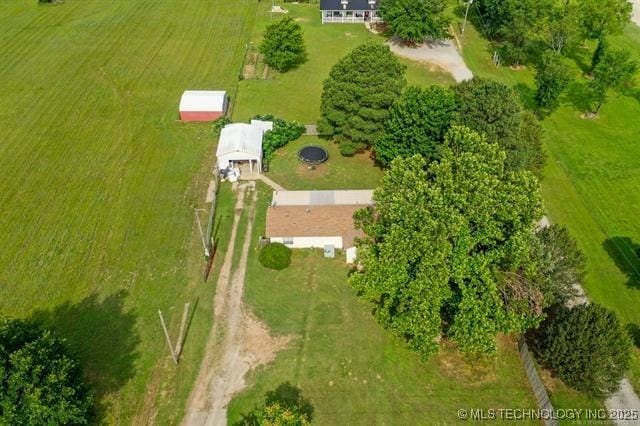 882 Stephens Rd, Eufaula, OK 74432 - overview of rural landscape