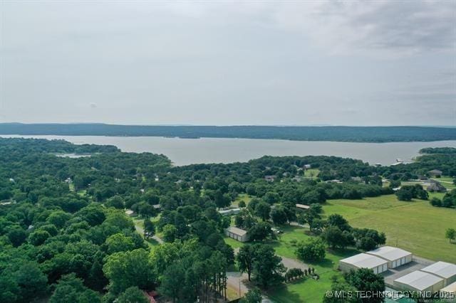 882 Stephens Rd, Eufaula, OK 74432 - bird's eye view of a nearby body of water