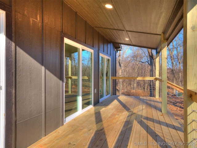 7 Port Duncan Blvd, Afton, OK 74331 - view of wooden terrace