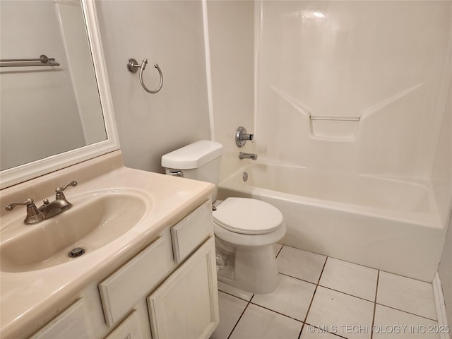9423 S 88th Ave E, Tulsa, OK 74133 - full bathroom featuring vanity, tile patterned flooring, and  shower combination