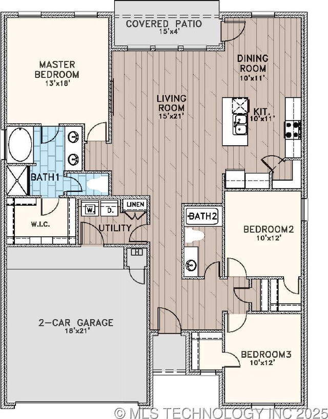 10917 S 271st E Ave, Coweta, OK 74429 - view of home floor plan