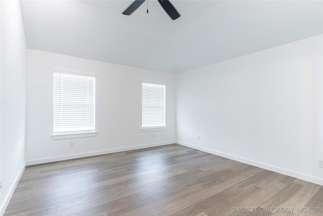 10917 S 271st E Ave, Coweta, OK 74429 - unfurnished room with a ceiling fan and wood finished floors