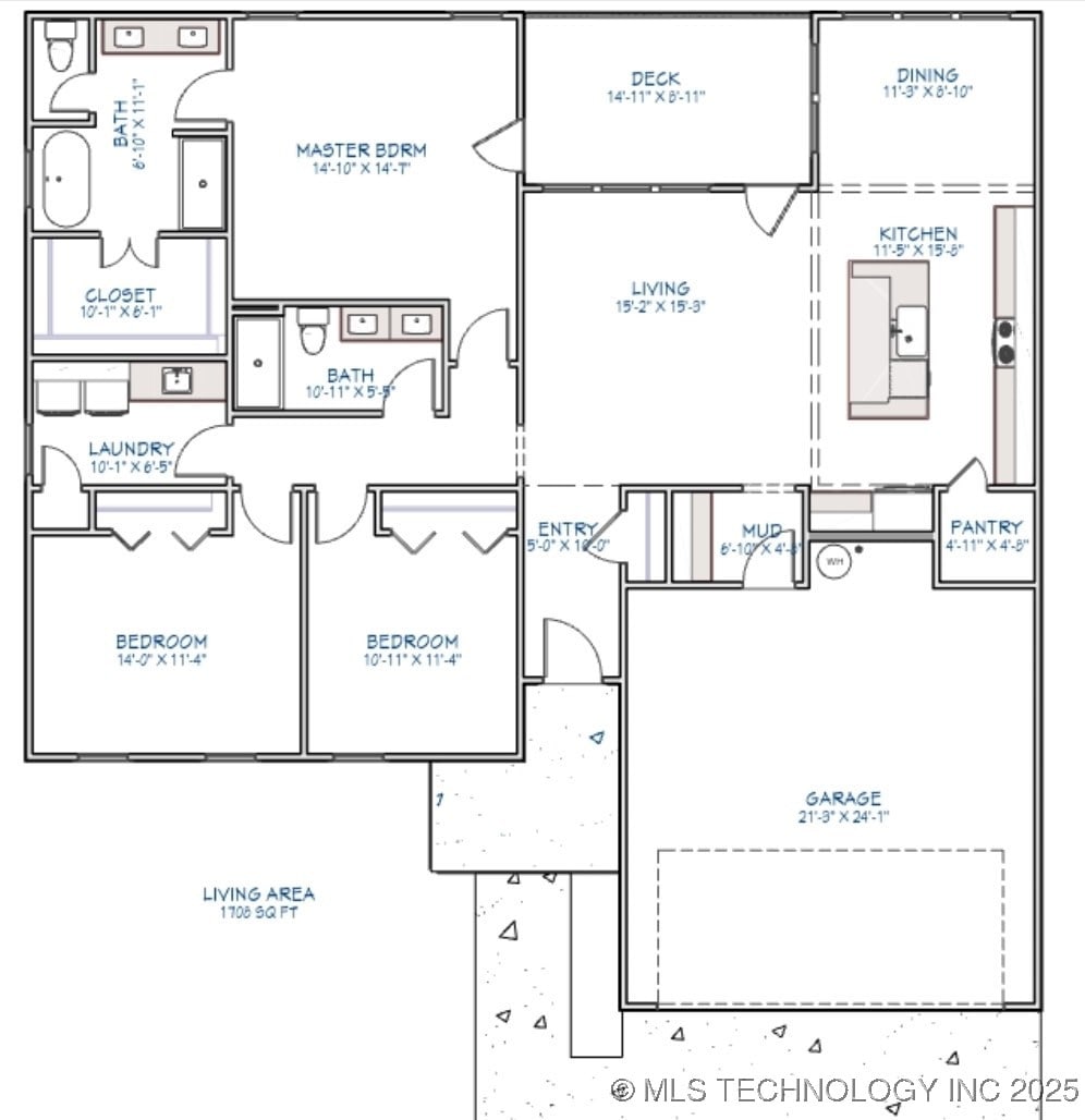 4 Tulsa Dr, Monkey Island, OK 74331 - view of room layout