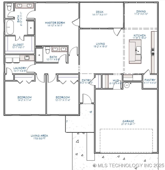 4 Tulsa Dr, Monkey Island, OK 74331 - view of room layout