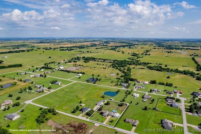 20672 E Kambrie St, Inola, OK 74036 - view of rural area with property parcel outlined