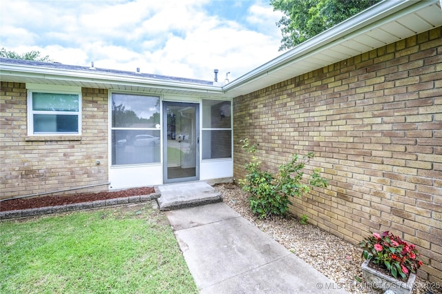 12922 S 123rd E Ave, Broken Arrow, OK 74011 - view of exterior entry featuring brick siding
