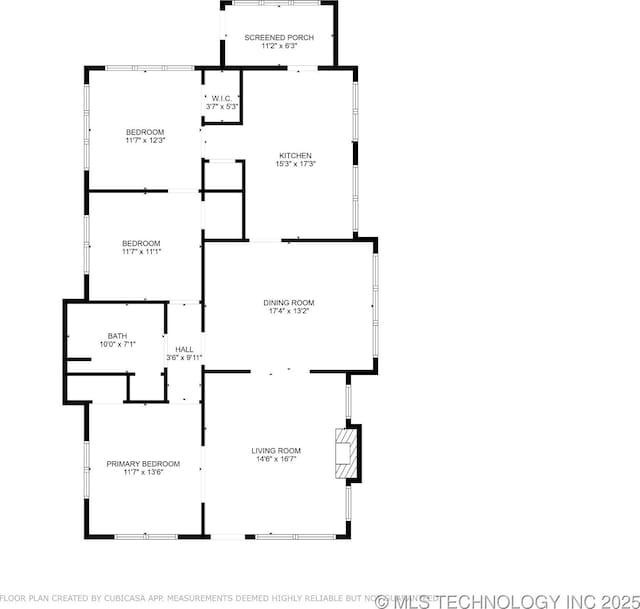 1414 E 8th St, Okmulgee, OK 74447 - view of property floor plan