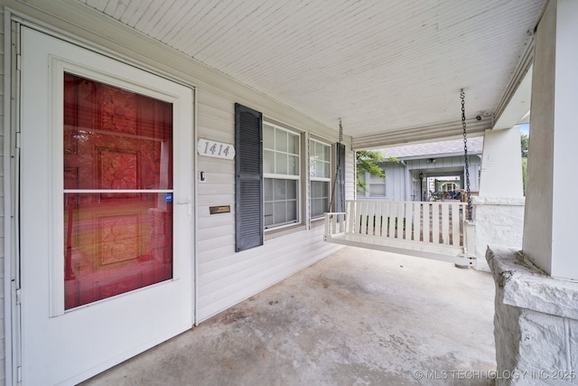 1414 E 8th St, Okmulgee, OK 74447 - view of porch