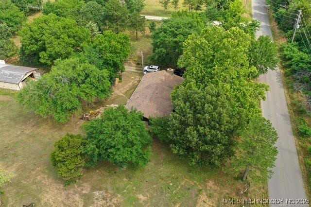528 Stephens Rd, Eufaula, OK 74432 - bird's eye view