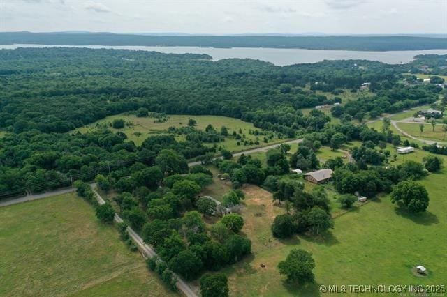 528 Stephens Rd, Eufaula, OK 74432 - aerial view of a nearby body of water