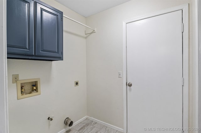 8903 N 124th E Ave, Owasso, OK 74055 - laundry area featuring washer hookup, electric dryer hookup, cabinet space, and light wood-style flooring