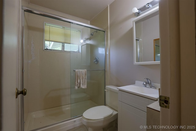 7266 S 58th W Ave, Tulsa, OK 74131 - bathroom with vanity and a shower stall