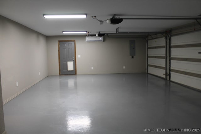 2148 E Wise Rd, Mcalester, OK 74501 - garage featuring electric panel and a garage door opener