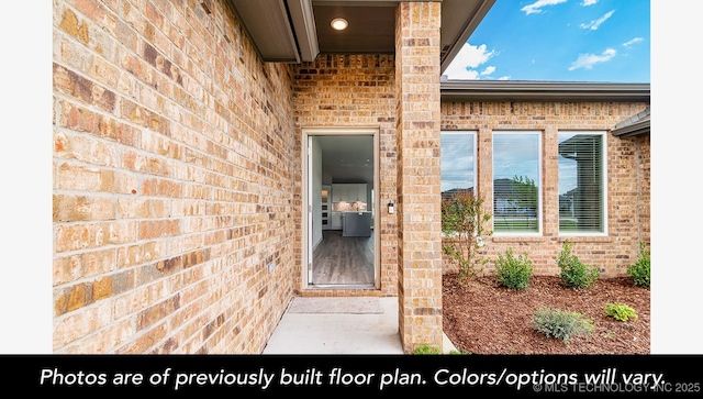 1417 E 149th Pl S, Glenpool, OK 74008 - view of exterior entry featuring brick siding