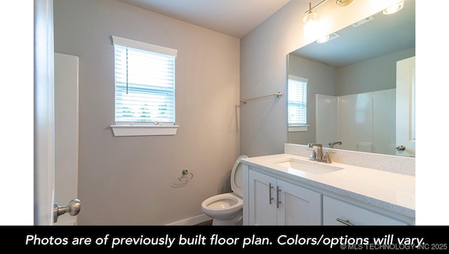 1417 E 149th Pl S, Glenpool, OK 74008 - full bathroom with vanity and a shower