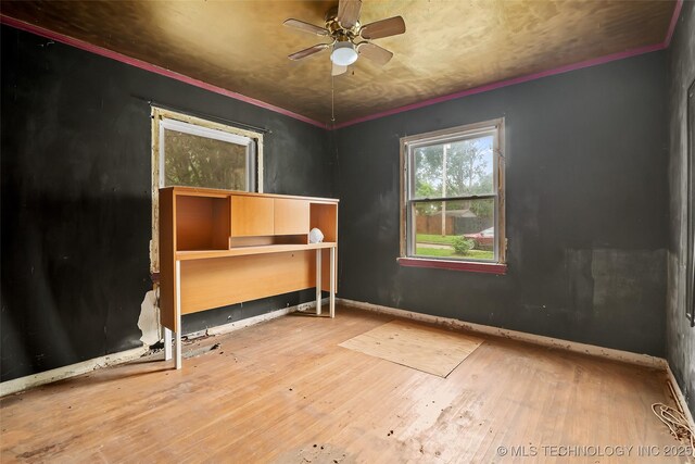 917 N Knoxville Ave, Tulsa, OK 74115 - bedroom featuring hardwood / wood-style floors and ornamental molding