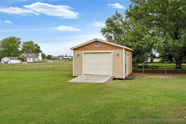 13514 N 97th E Ave, Collinsville, OK 74021 - garage featuring a storage shed