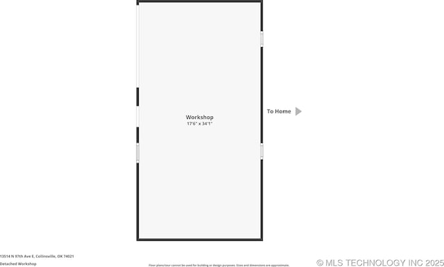 13514 N 97th E Ave, Collinsville, OK 74021 - view of property floor plan