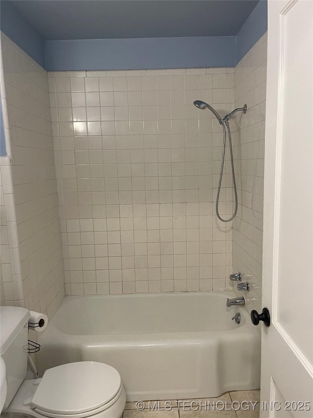 204 E 46th St, Tulsa, OK 74105 - bathroom with bathtub / shower combination and tile patterned flooring