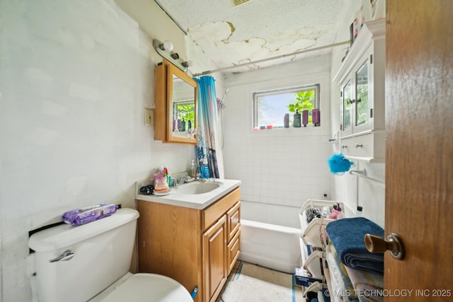 1012 N Irvington St, Tulsa, OK 74115 - bathroom with vanity and shower / tub combo